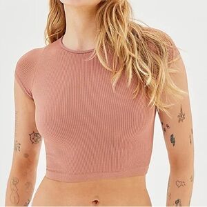 Urban Outfitters Mauve Ribbed Tank